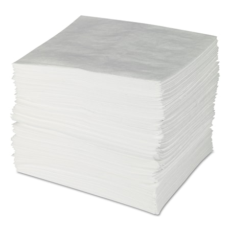 Spc ENV MAXX Enhanced Oil Sorbent Pads, .24gal, 15w x 19l, White, PK100 ENV300